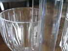 4 Mikasa Crystal Park Lane 6 3/4" Water Goblets, wine glasses