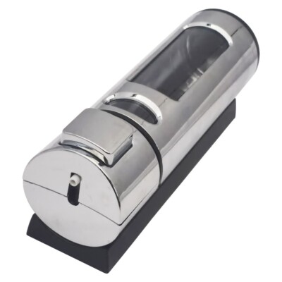 Manual Soap Dispenser 400ml/2ml Shampoo Dispenser Wall Mount Silver