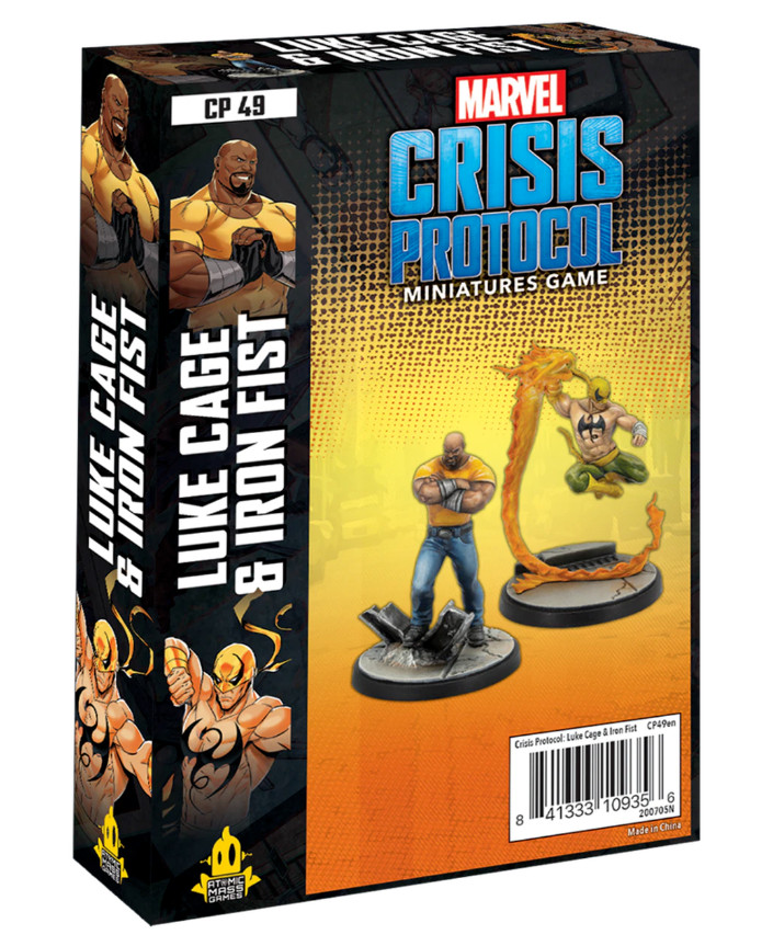 Marvel Crisis Protocol Люк Кейдж и Железный Кулак - НОВЫЕ защитники в коробочном дополнении 15890₽