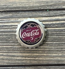 Vintage 1996 Drink Coca Cola Bottle Cap Refrigerator Magnet 1.75&rdquo;