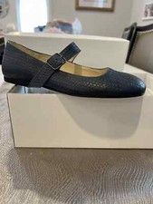 Rk Shoes Girl Blue Stitch Mary Jane Size EU 36