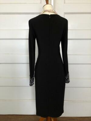 green emerald velvet dress Joseph Ribkoff Dress - style 173026 (Black) main image 0