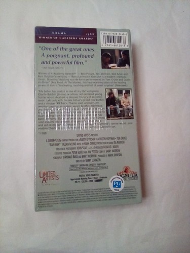 Rain Man VHS 1988 New - Picture 6 of 8