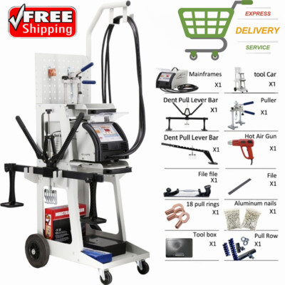  F8100 Spot Welder Dent Puller Kit Car Body Repair Aluminum Dent Pulling Machine