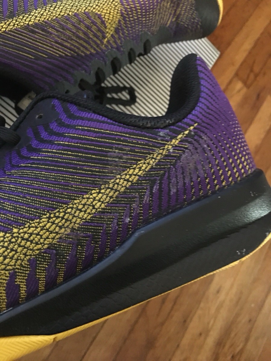 Nike Purple & Gold KB Mentality 2 818952-501 Size 9.5/27.5 cm Buy Nike Kobe Mentality 2 EP /Purple/Gold  main image 3