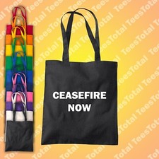Ceasefire Now TOTE BAG | Middle East | Gaza | Palestine | Israel