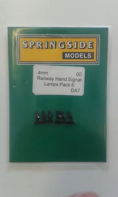 Eisenbahn Hand Signal Lampen (6) - Springside DA7 - Oo Anzeige