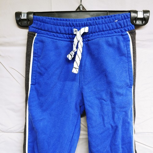 365 Kids Garanimals Boys Size 5 Blue & Black Elastic Band Sweatpants - Picture 2 of 15