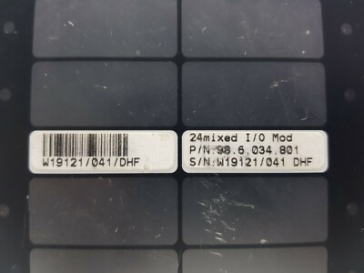 PRAXIS AUTOMATION 98.6.034.801 24MIXED I/O MODULE REV DHF | eBay