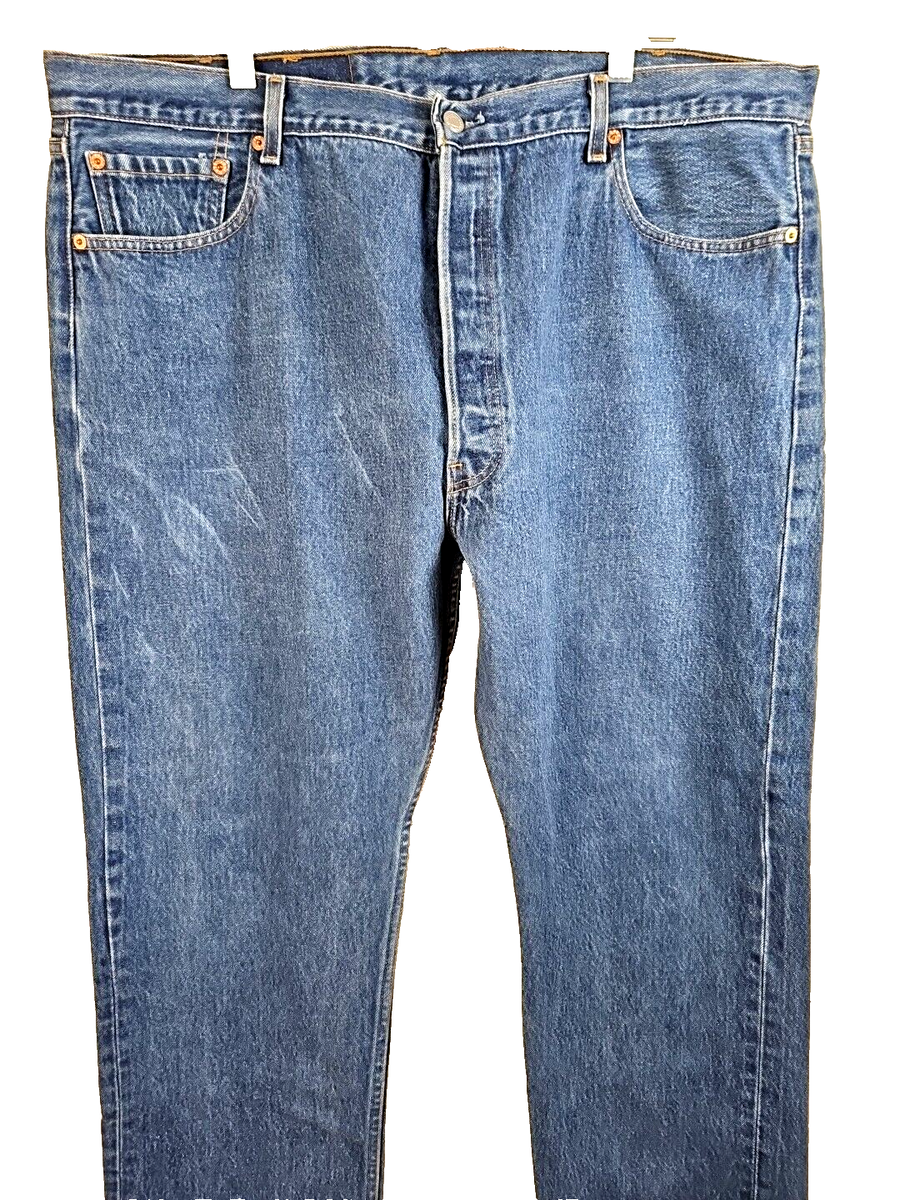 Vintage Levis 501XX Jeans Sz Tag 44X32 Fit 40X29 Blue Denim Button