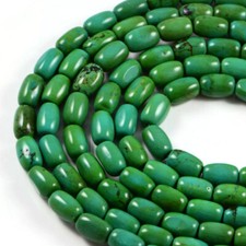 Semi-Precious beads Turquoise 8X12mm Gemstone Jewellery Making 15.5 Inch Strand
