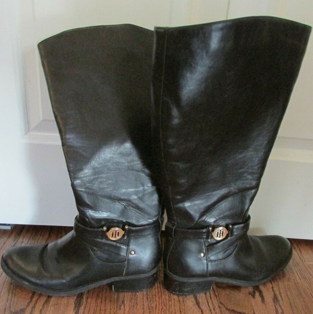 tommy hilfiger wide calf boots