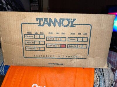 New In Box Tannoy Vintage Speakers PRICE LOWERED CMS6-60