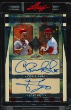 2025 Seasons In The Sun Franchise Favorites- Chris Sabo & Jose Rijo Autos #5/5