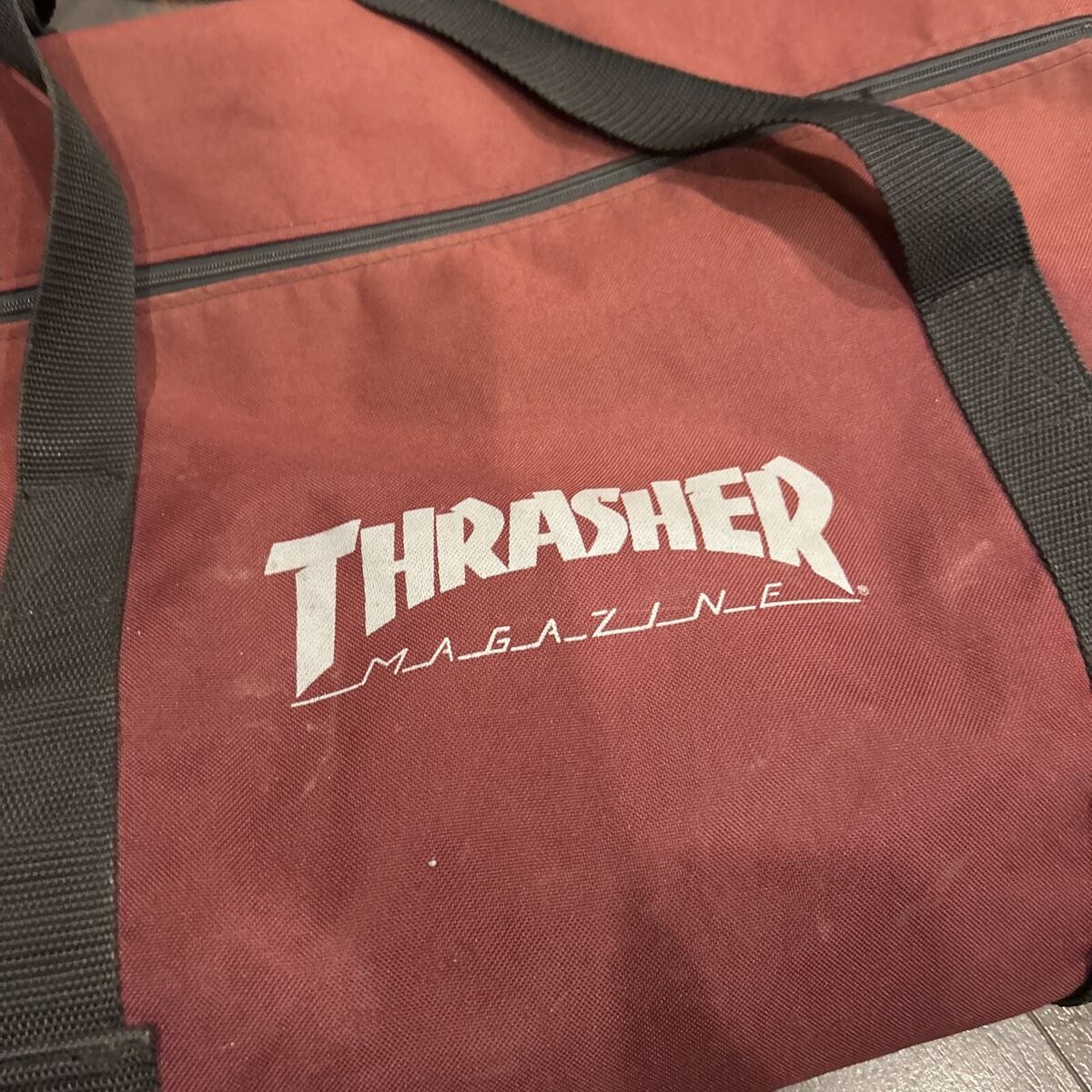 Thrasher Magazine Duffle Bag Old Vintage Skateboard San Thrasher Magazine Duffle Bag Old Vintage Skateboard San