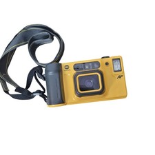 Minolta Weathermatic Dual 35mm Waterproof Camera Yellow With Strap