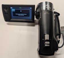 Sony Handycam HDR-CX240 Black HD Camcorder 1080p 9.2MP 54x Zoom Lens w Battery