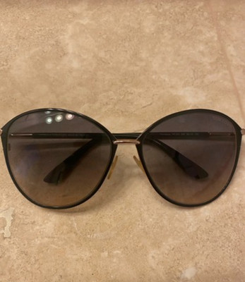 Tom Ford Women s PENELOPE (Black & Gold) Sunglasses (TF320) Italy