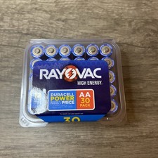 Rayovac Alkaline High Energy AA Batteries, 30 Count, NIB, Expires 12/3037