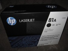 HP CF281A Black Toner Cartridge OEM Genuine 81A LaserJet M604 M605 M606 MFP M630