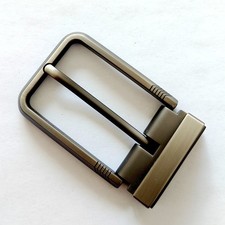 Replacement Men Pin Belt Buckle 35mm Single Tongue Buckle Clip Buckle Leather
