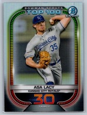 2021 Bowman #BTP-30 Asa Lacy Chrome Bowman Scouts Top 100 *RY