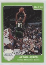 1985-86 Star Lifebuoy Milwaukee Bucks Alton Lister #8 0b2