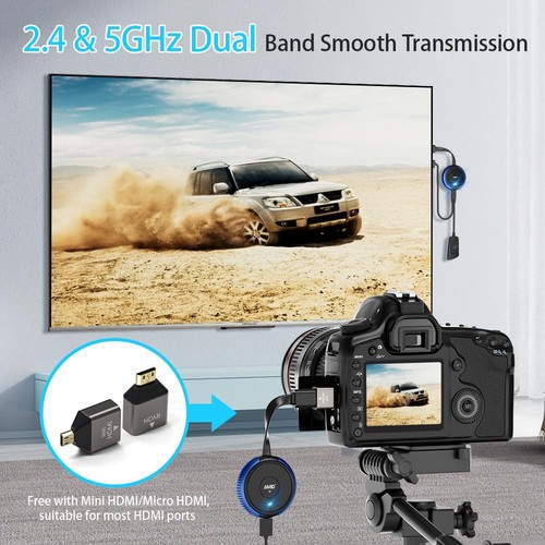 Wireless HDMI Transmitter and Receiver 4K, Streaming Media Video/Audio/File H... - Picture 6 of 9
