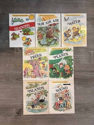 *Rare The Question And Answer Book Lot (7) Home school Learning Teaching