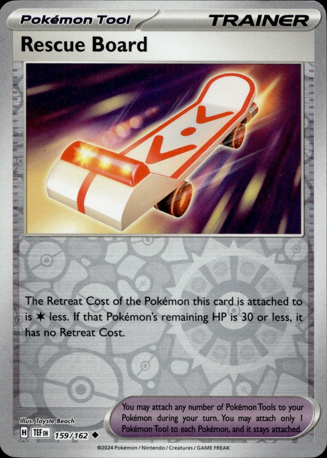 Rescue Board (Poke Ball Pattern) Uncommon SV: Prismatic Evolutions 126/131 NM