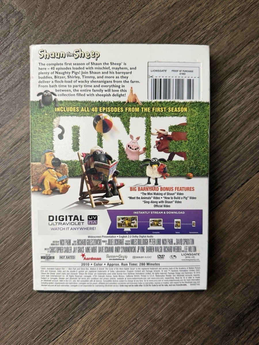 Shaun the Sheep: Season 1 (DVD, 2007) 31398233121| eBay