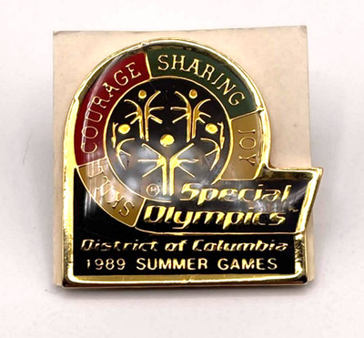 1989 Special Olympics District of Columbia Summer Games Pin