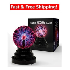 3-Inch Touch Sensitive Plasma Ball Lamp - Magical Nebula Light for All Ages