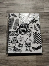 VANS Family Exclusive Checkerboard Spiral Notebook 100 Pages Drawing Sketch Book