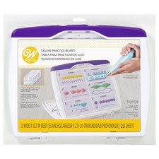 Wilton Deluxe Practice Board Set - 13 x 10.75-Inch, White/Purple
