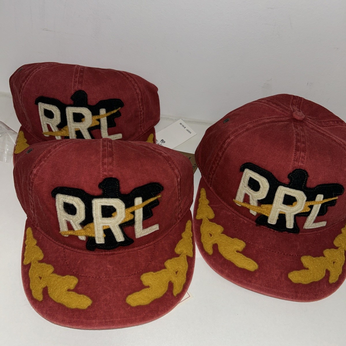 RRL WINGS LOGO TWILL CAP Double Rl | eBay