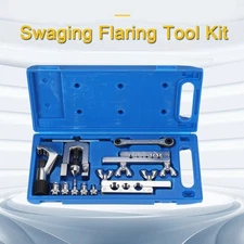 45° Manual Swaging & Flaring Tool Kit for Soft Copper Pipe Tubing Flaring