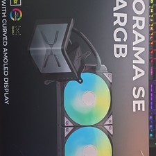 TRYX Panorama SE ARGB Liquid Cooler Black Curved AMOLED Display LGA115X AM5 AM4