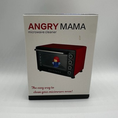 Angry Mama Microwave Cleaner, Green   New   Damaged Box