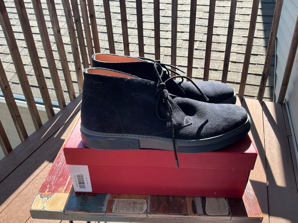 Clarks Original Size 10.5M Mens Desert Boot Suede Lace Up Navy Sashiko Marine Desert Blue Solid Boots for Men for Sale | Shop New & Used  main image 4