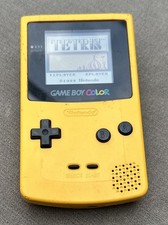 Nintendo Gameboy Color - Yellow - CGB-001 -  Working - Tatty Cosmetic Condition