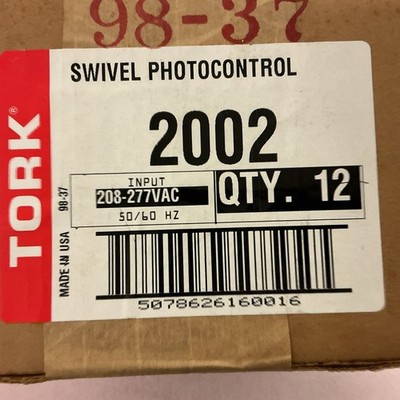 TORK SWIVEL PHOTOCONTROL 2002 ( Box Of 12 )