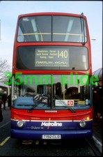 LONDON TRANSPORT METROLINE DENNIS TRIDENT BUS TA92 HEATHROW ORIG SLIDE+COPYRIGHT