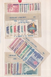 HUNGA RY ^^^^^1958-60  used    used  selection  @xxrum954hung55