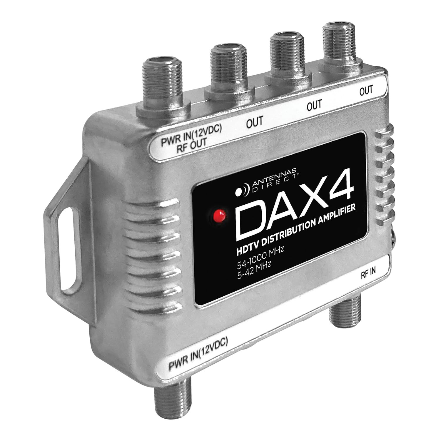 DAX 4-Output TV Antenna Amplifier for CATV and Multi-TV Setup