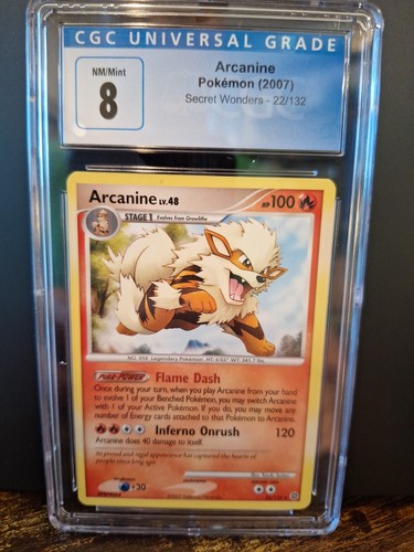 Arcanine graded CGC 8 for sale on eBay