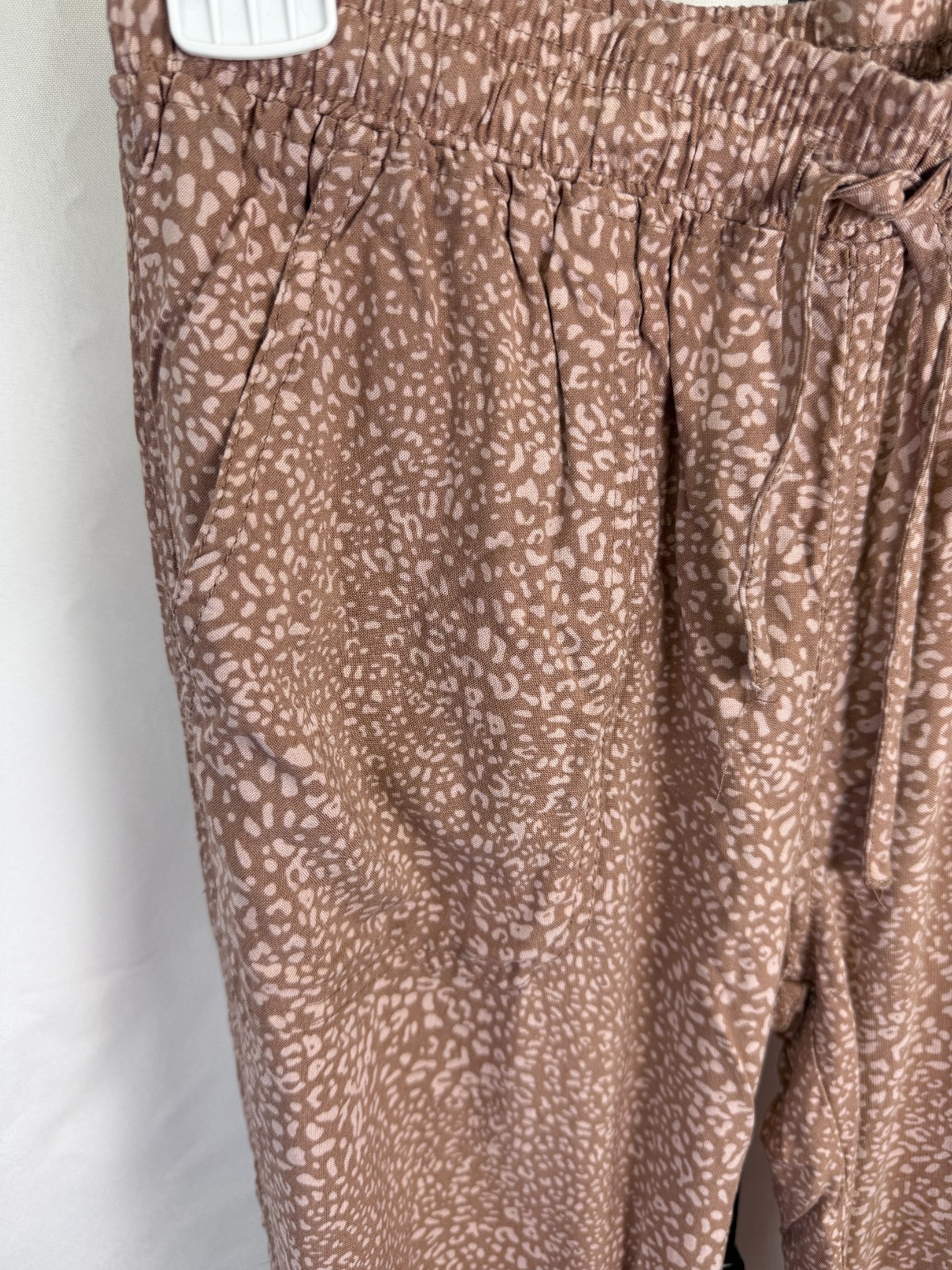 Thread & Supply Mauve Leopard Drawstring Jogger P… - image 5