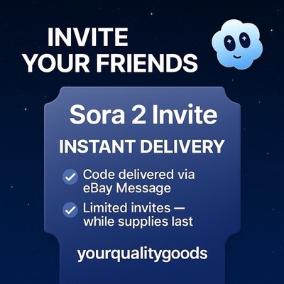 OpenAI Sora 2 Invite Code – Fast Digital Delivery (Under 2 Minutes
