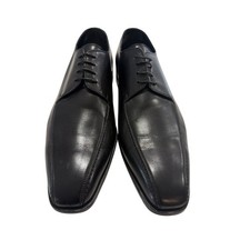 Dolce & Gabbana Black Leather Oxford Men Formal Luxury Dress Shoes 8.5 UK 9.5 US