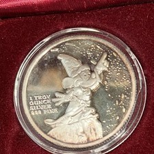 1987 Walt Disney&rsquo;s Sorcerer&rsquo;s Apprentice Limited Edition 1 oz .999 Silver w/COA